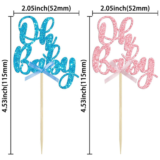 Oh Baby Cake Toppers