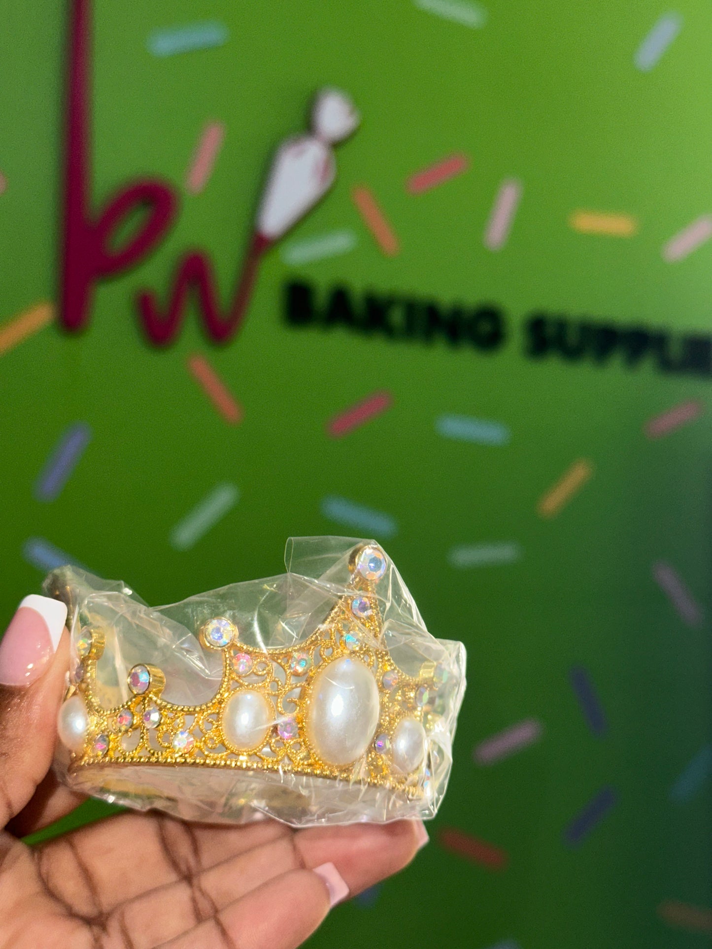 Princess Tiana Medium Rhinestone Crown