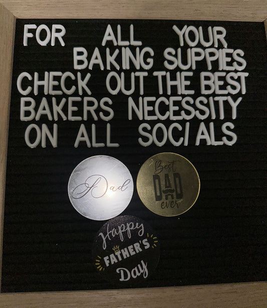 Father's Day Cake Charm