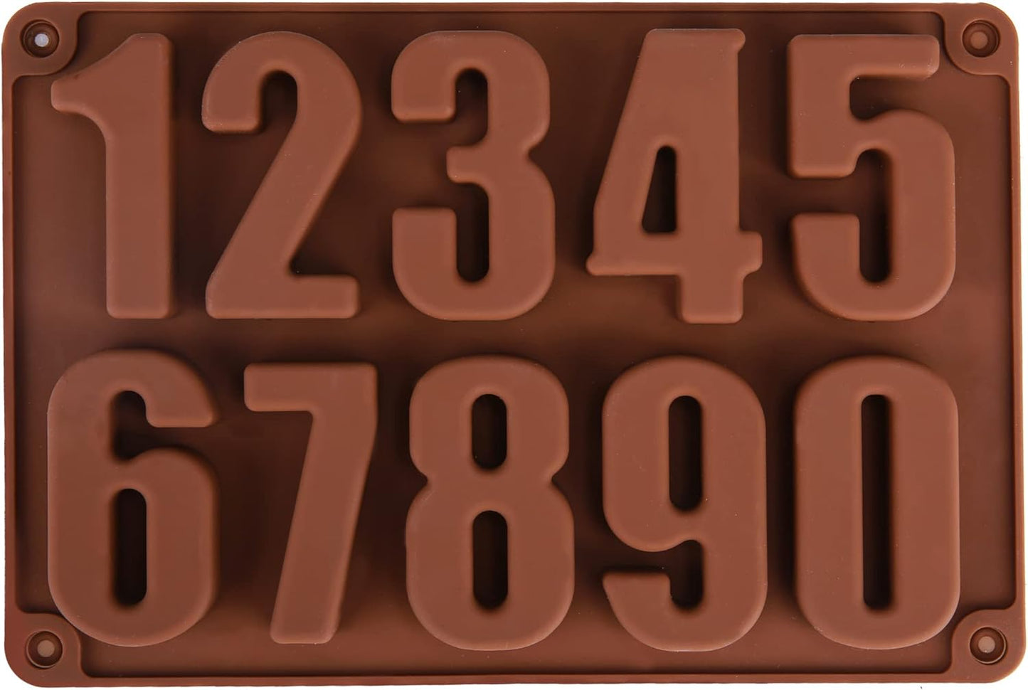 Number Silicone Mould