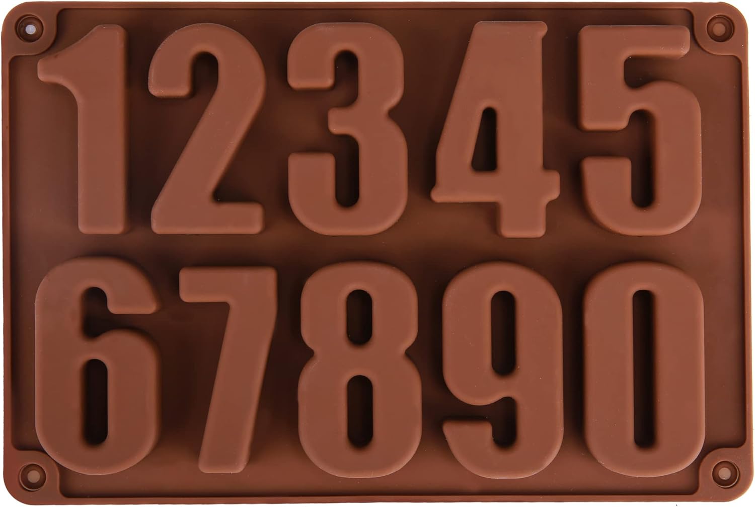 Number Silicone Mould