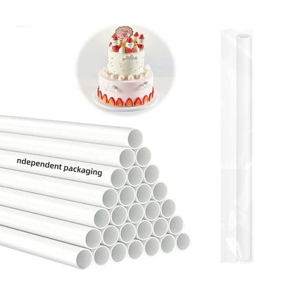 White Plastic Cake Dowel Rods