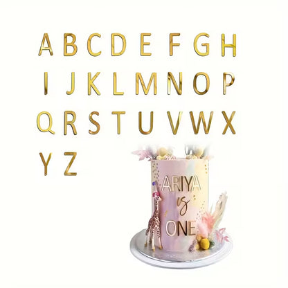 Letter Cake Decorations