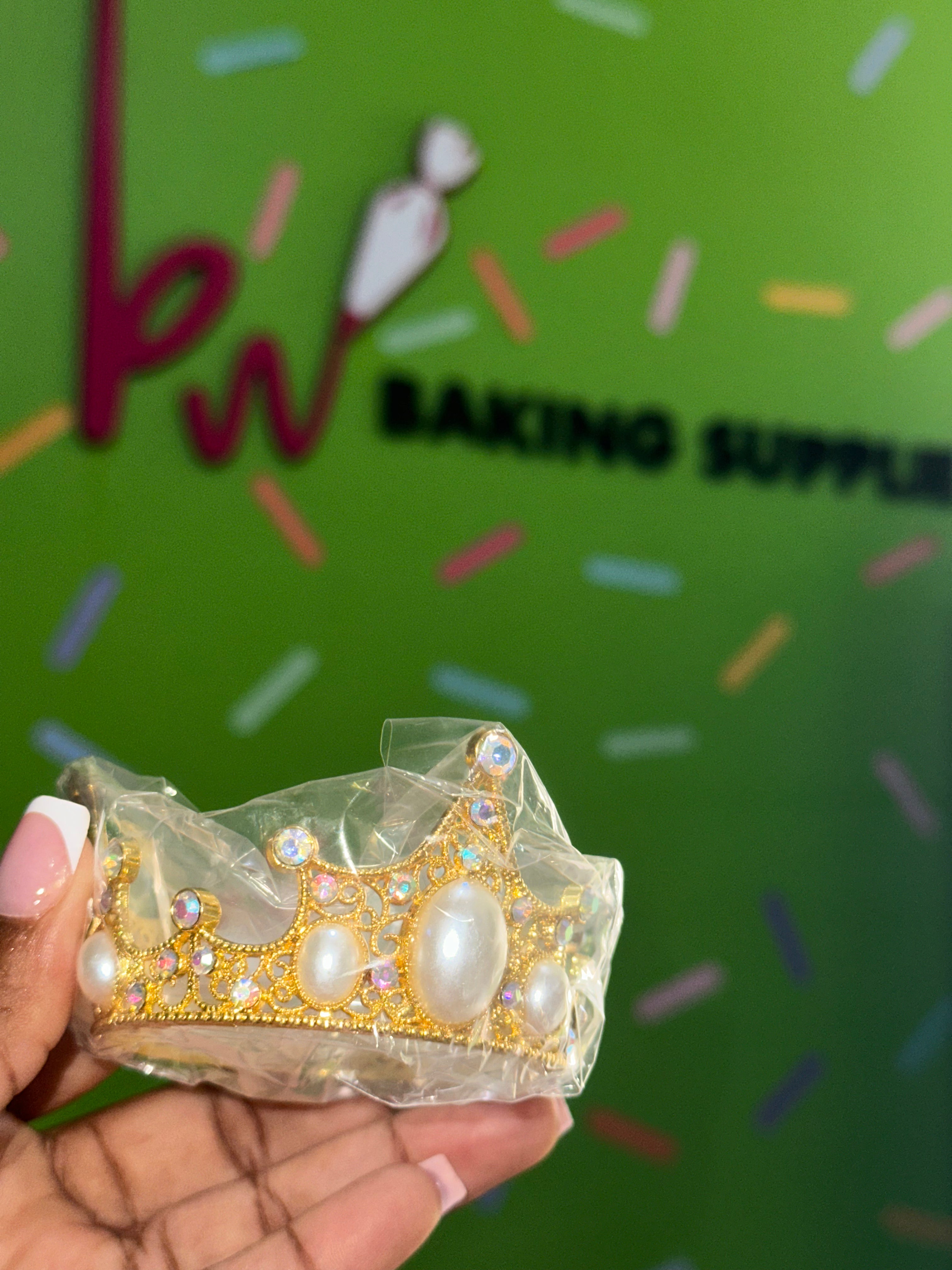 Princess Tiana Medium Rhinestone Crown