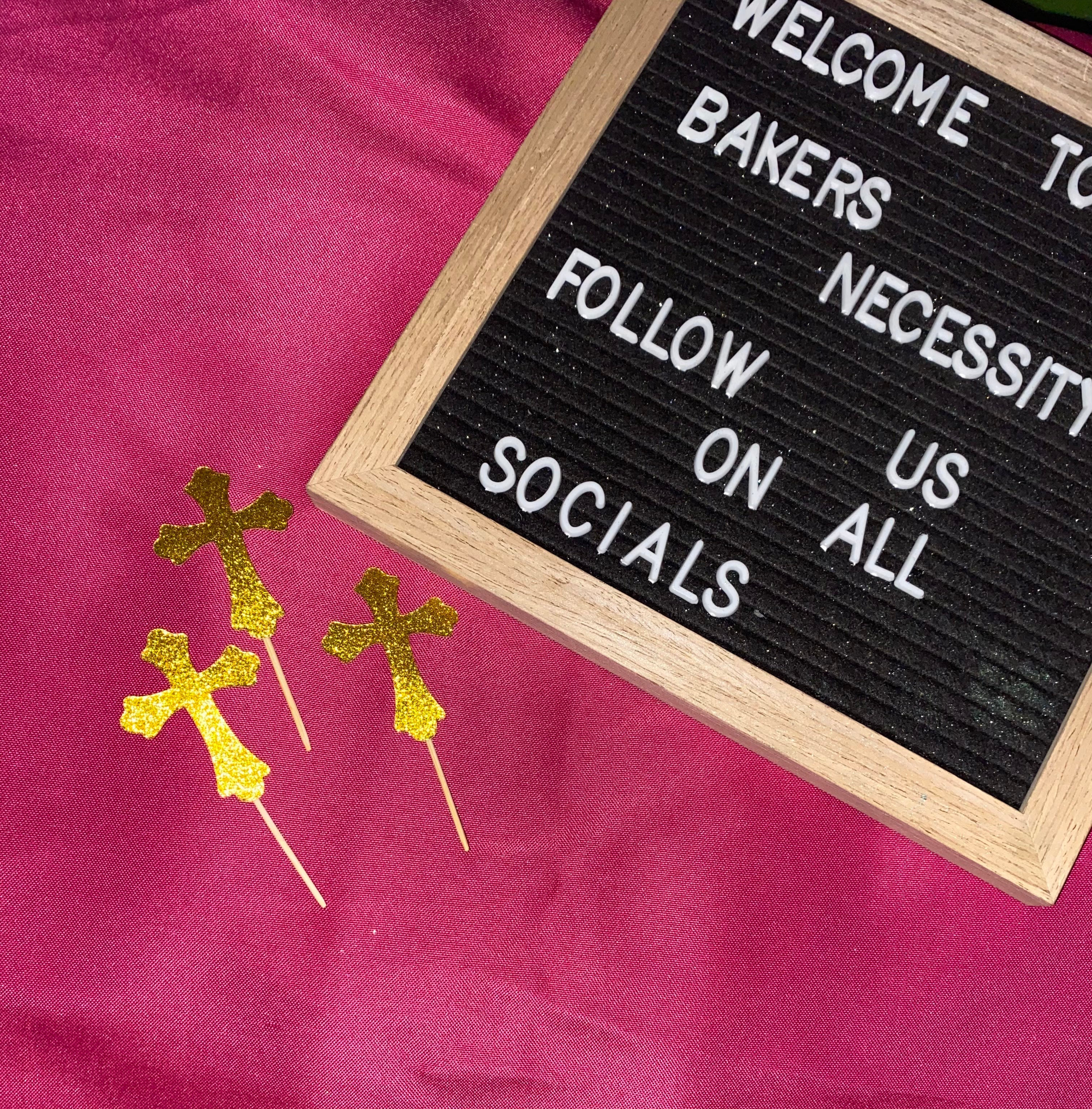 Cross Cake Topper