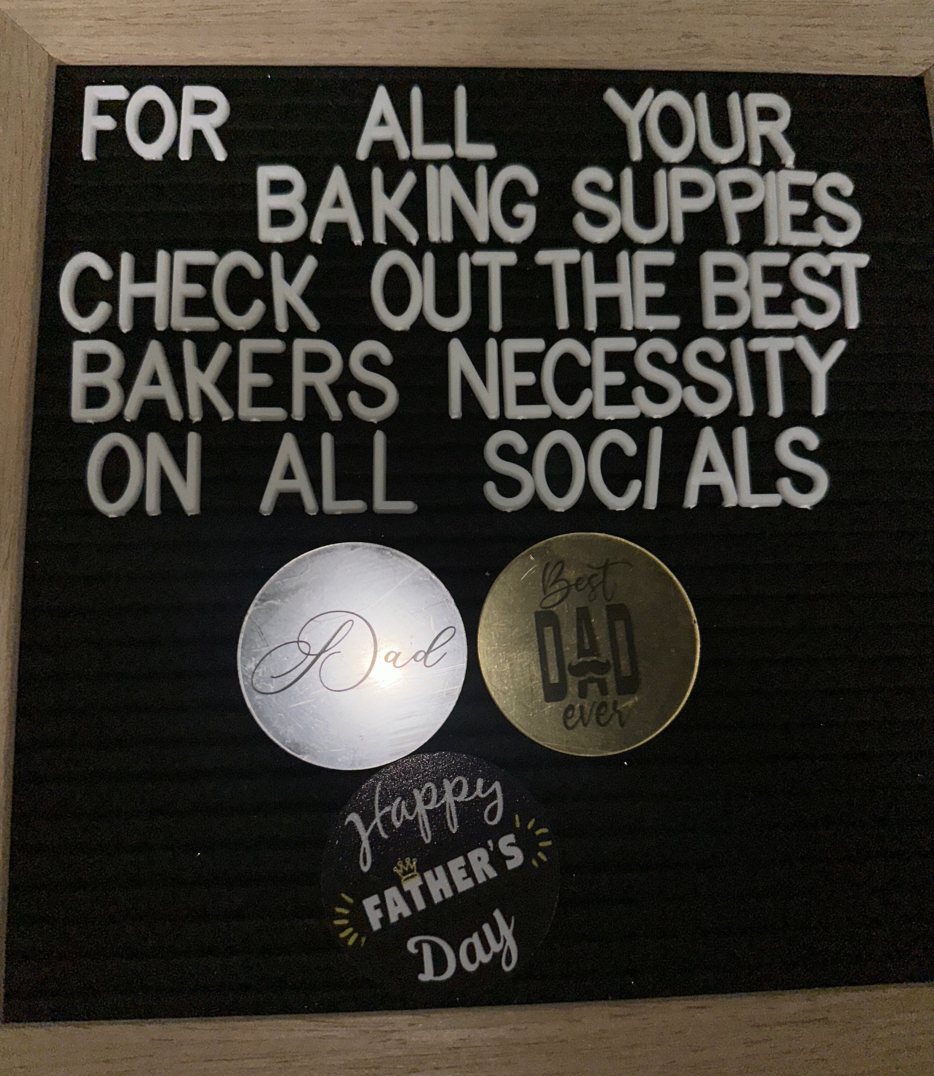 Father's Day Cake Charm