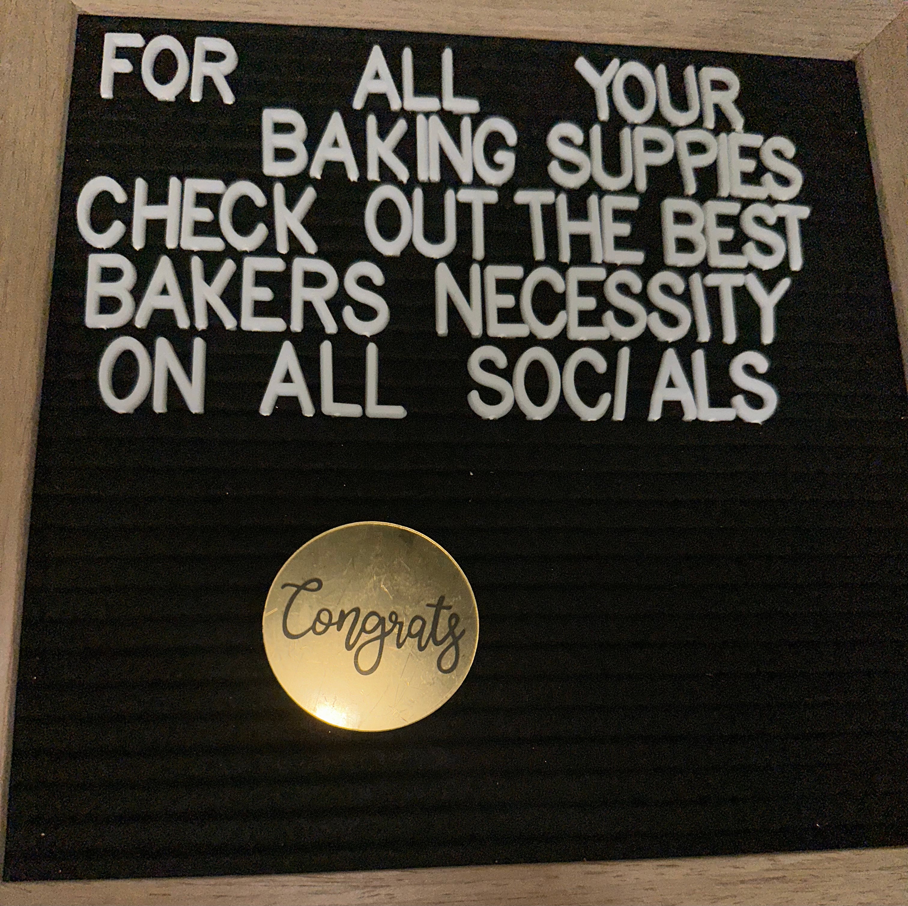 Congrats Cake Charm