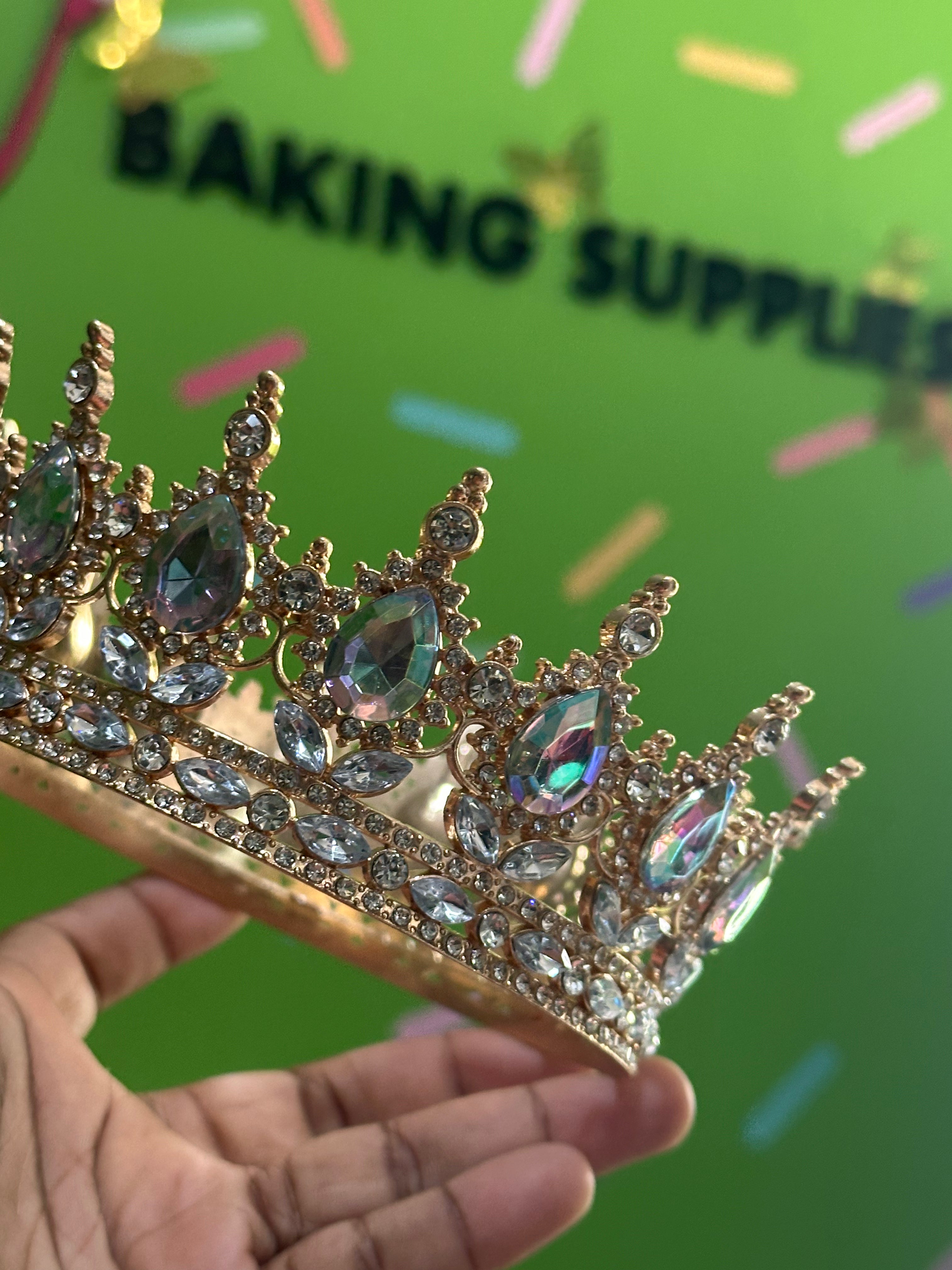 Queen Charlotte Pearl Large Cake Crowns