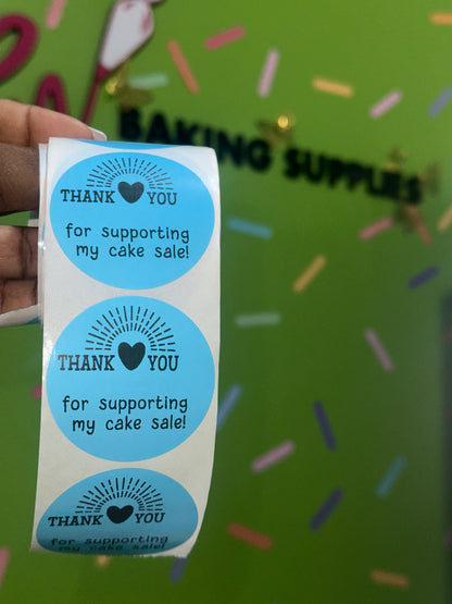 Cake Sale Stickers without Line