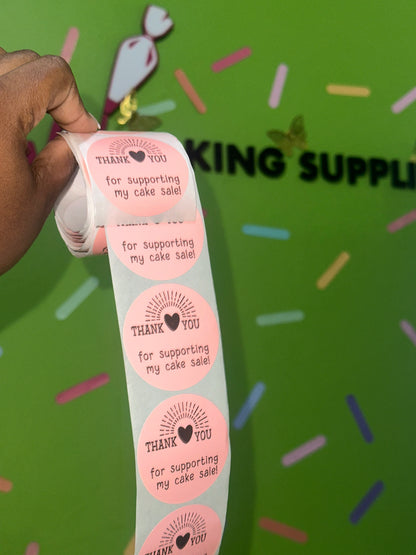 Cake Sale Stickers without Line