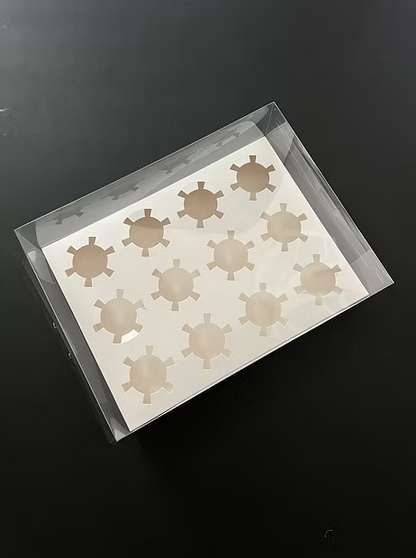 12 Cavity Clear Cupcake Box