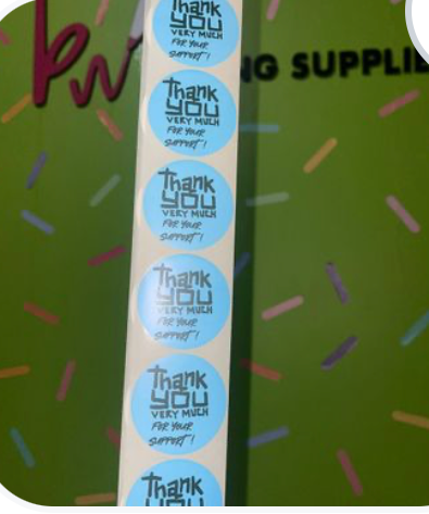 Thank You Very Much for Your Support Stickers