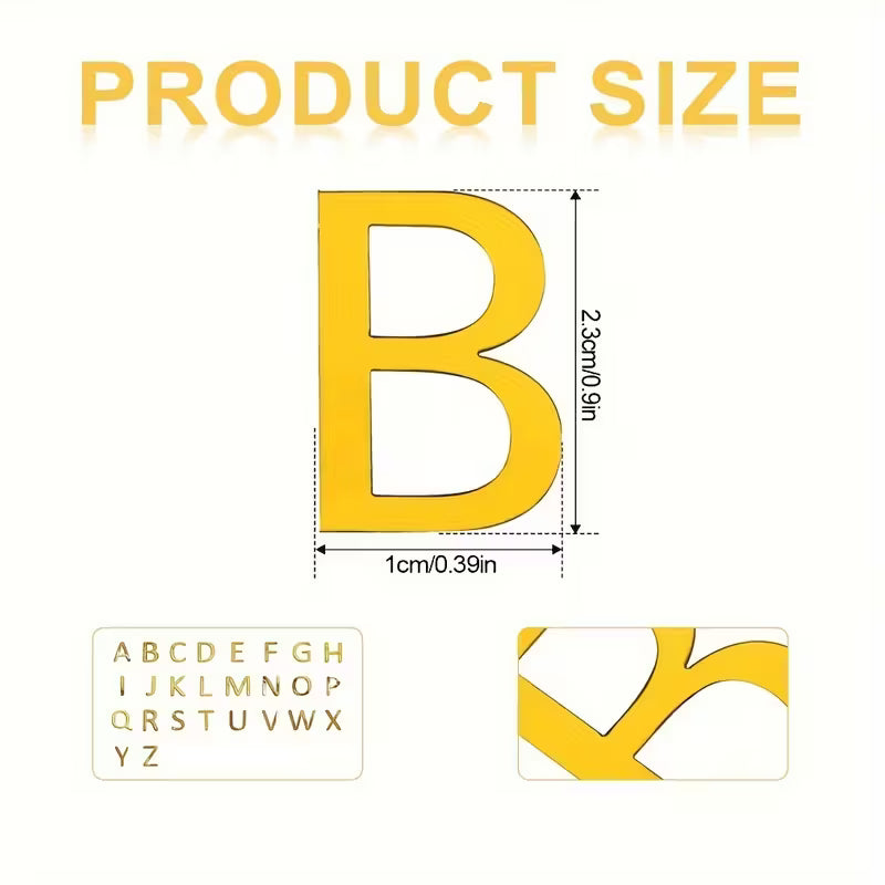 Letter Cake Decorations