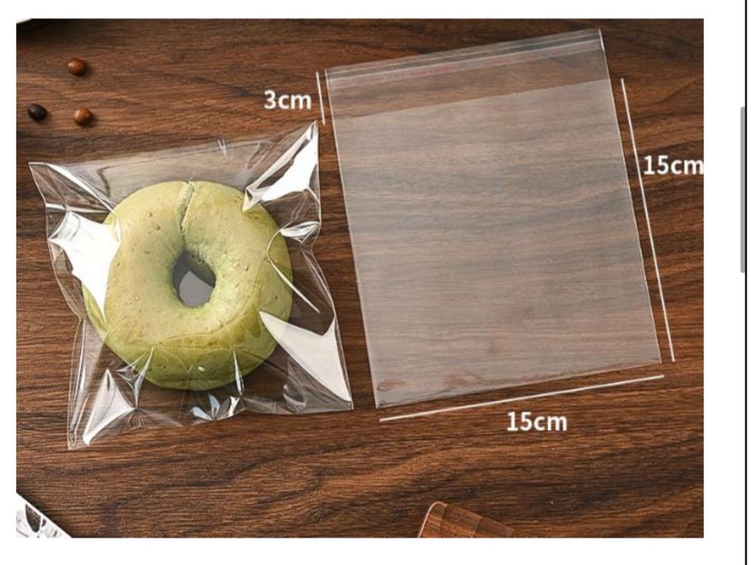 6" × 6 " Self-Sealing Cellophane Bags