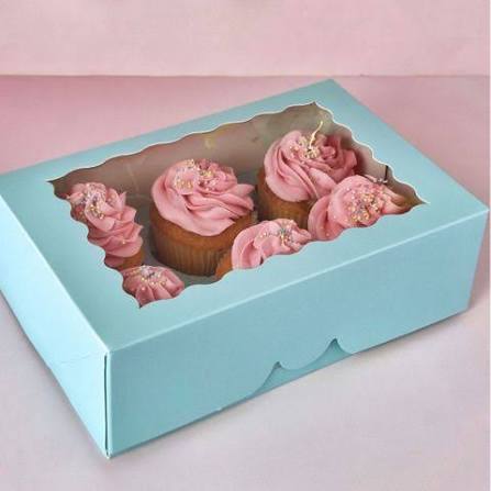 6 Cavity Cupcake Box
